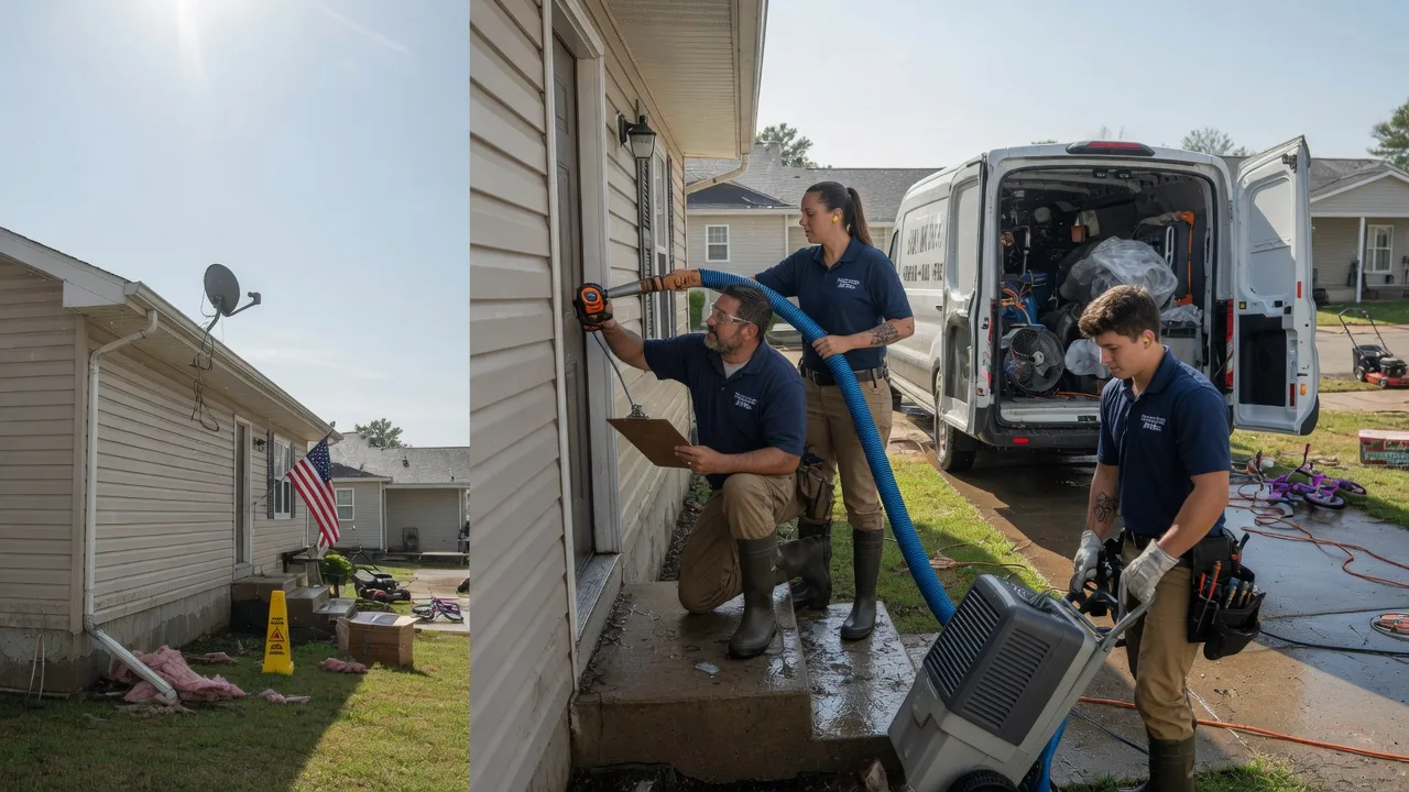 Ceiling Water Damage Restoration in Kilbourne, OH near me